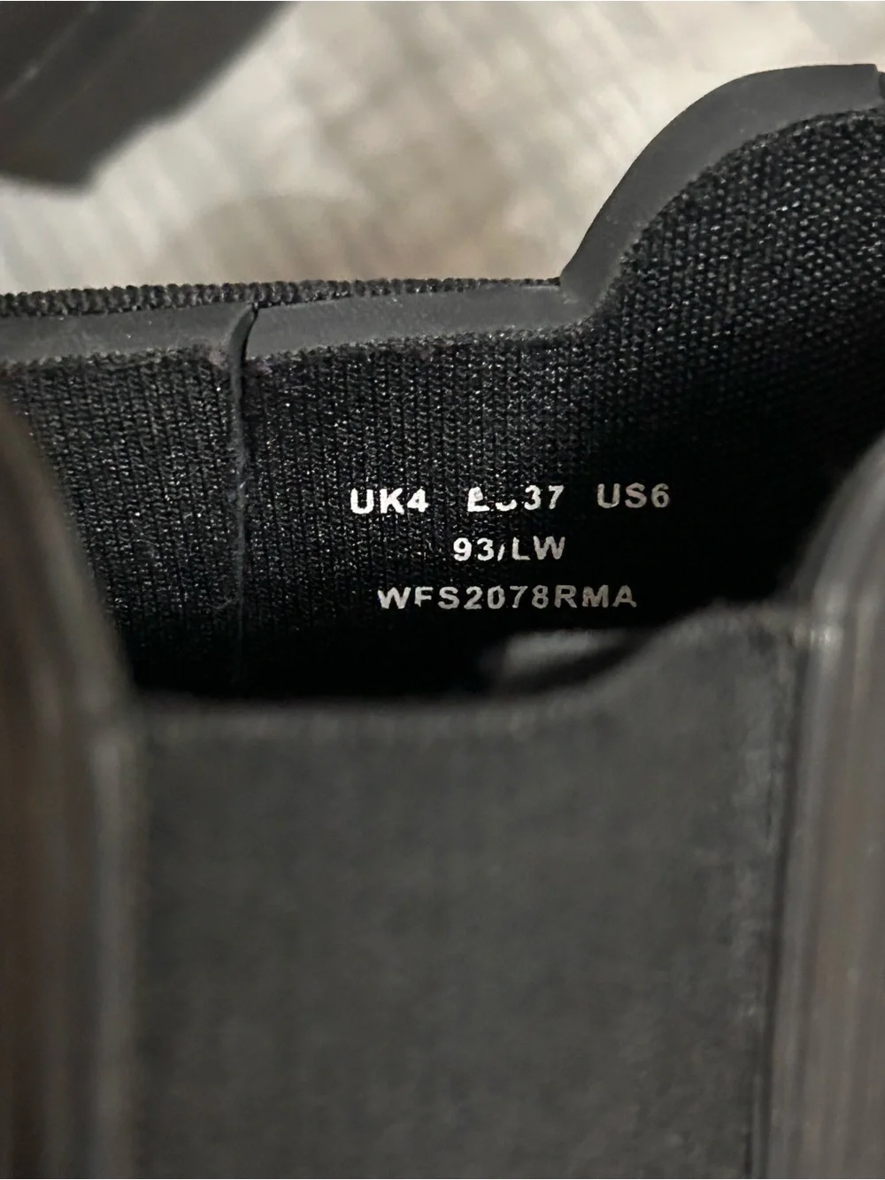 Hunter Matte Black Rubber Chelsea Boot with Logo Patch
